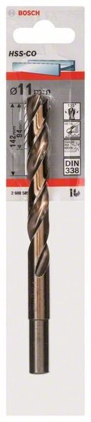2608585867 - Punte per metallo HSS-Co, DIN 338 11 x 94 x 142 mm