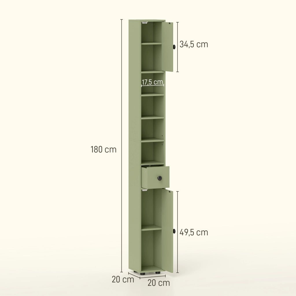 Colonna da bagno ¨C zephmum ¨C 20x20x180 cm verde