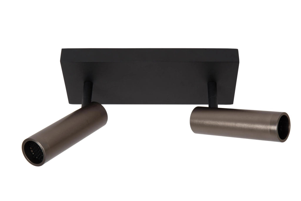 Faretto soffitto GRADO 2xMR11 grigio nero Lucide
