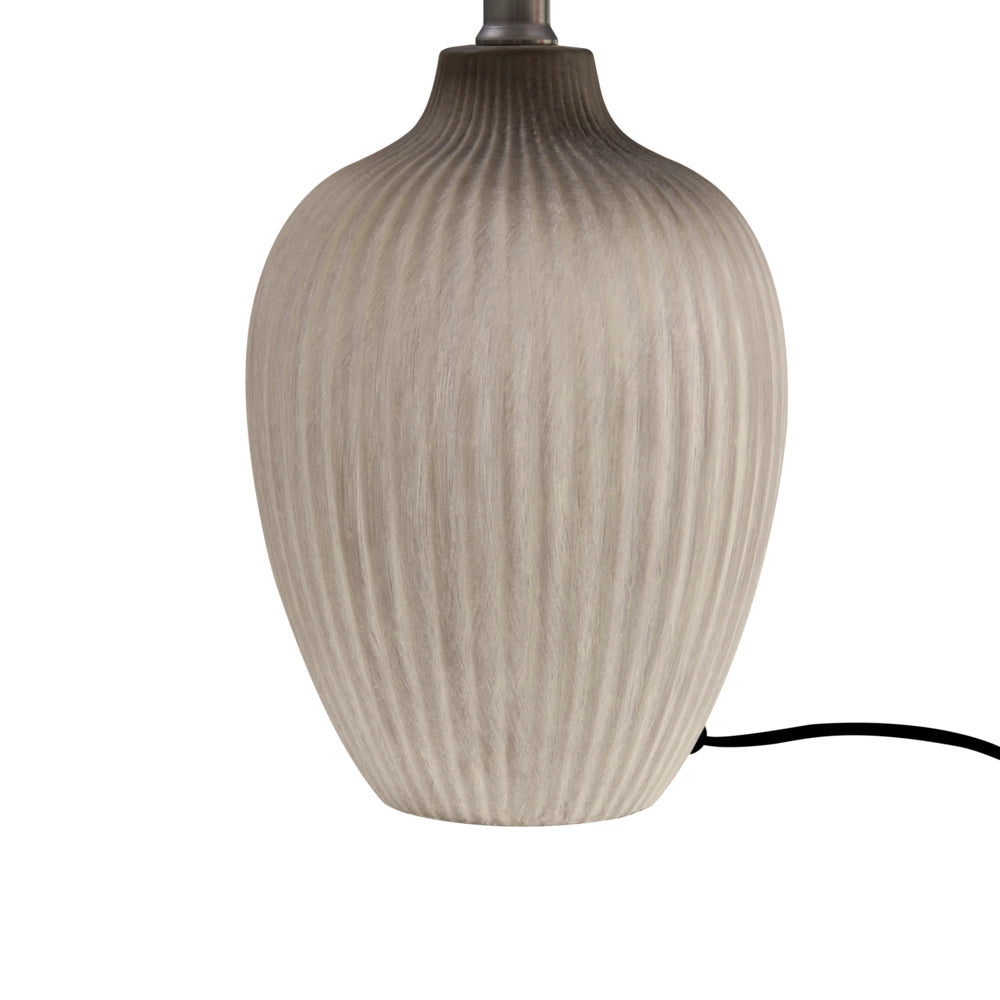 Lampada da tavolo in ceramica marrone 52 cm in lino paralume impero comodino soggiorno camera da letto illuminazione stile retrò