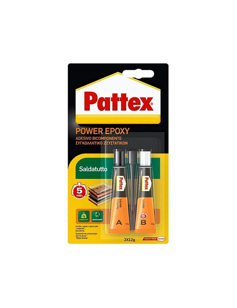COLLA 'POWER EPOXY SALDATUTTO' 24 gr - PATTEX