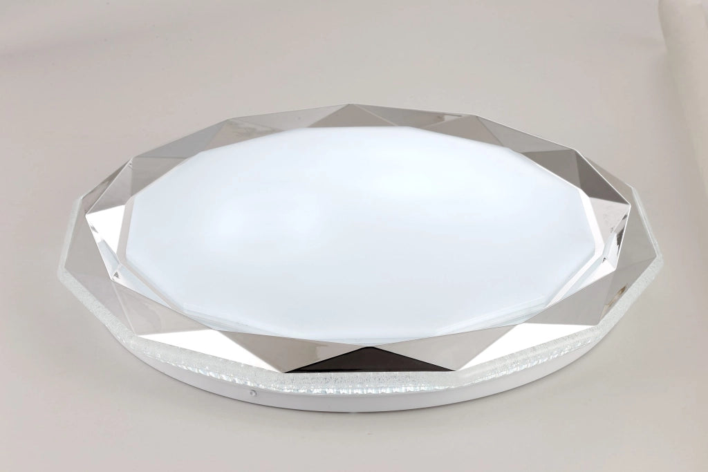Plafoniera LED Polux Glossy 51cm 72W 8000lm CCT+telecomando