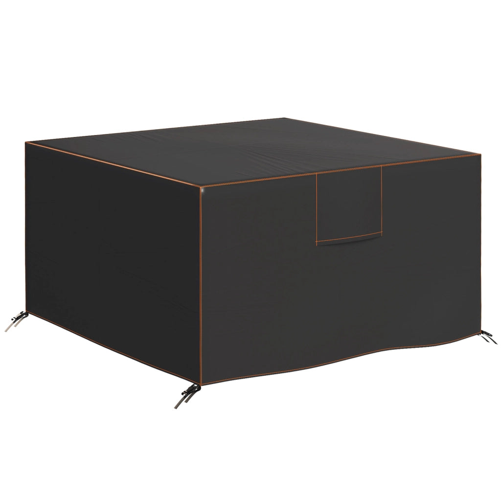 Copertura per Mobili da Giardino ¨C zephmum ¨C 125x125x74 cm Nero
