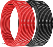 Cavo elettronico a silicone 14AWG 2.07mm² 10m Nero e Rosso - Cavo flessibile morbido bassa impedenza filo di rame temperatura di resistenza 200°C cavo elettrico 3 conduttori