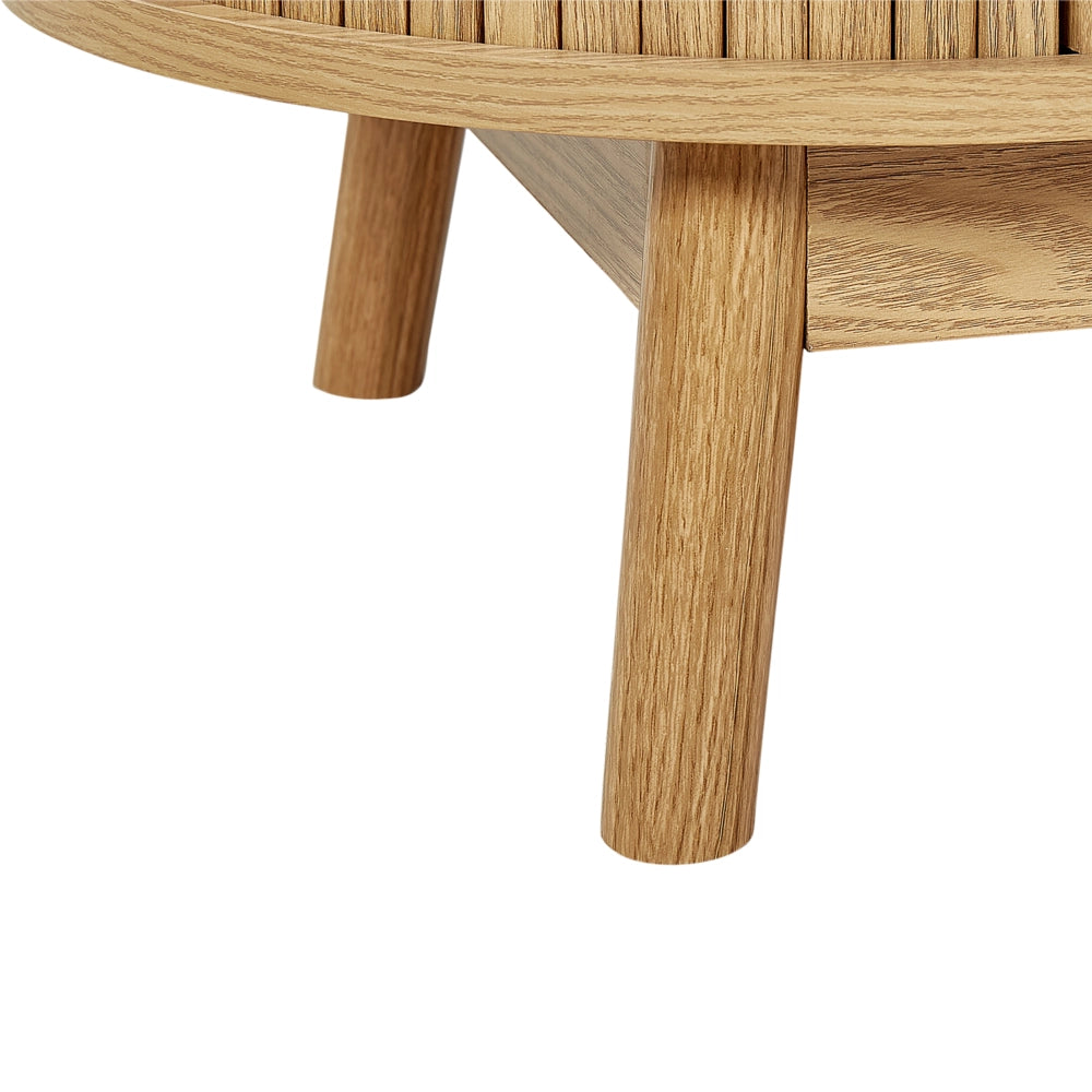 Porta TV Legno chiaro Gambe in legno massiccio MDF 2 ante scorrevoli 2 cassetti 2 ripiani Mobile Soggiorno