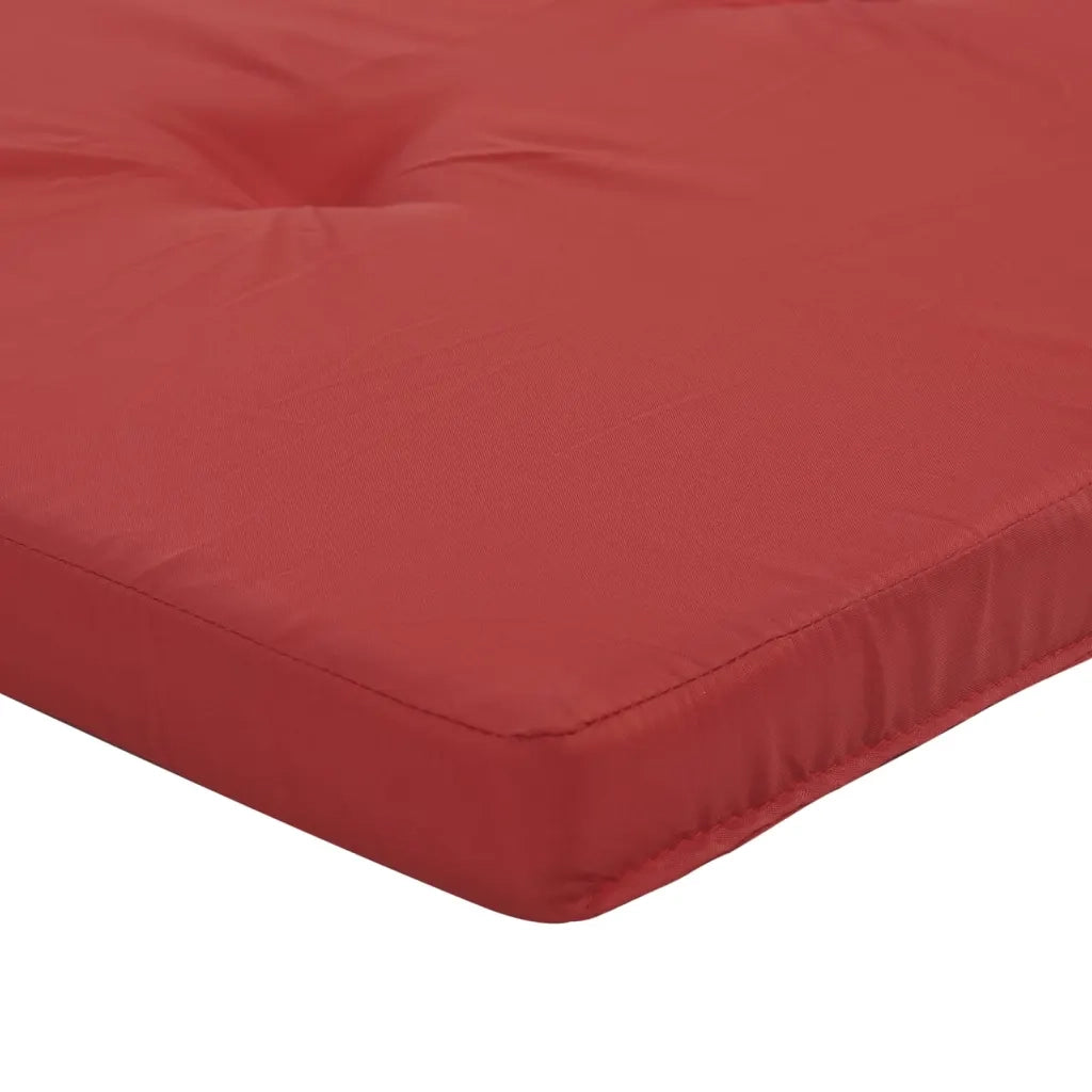 Cuscini per Sedia a Sdraio 2 pz Rosso in Tessuto Oxford