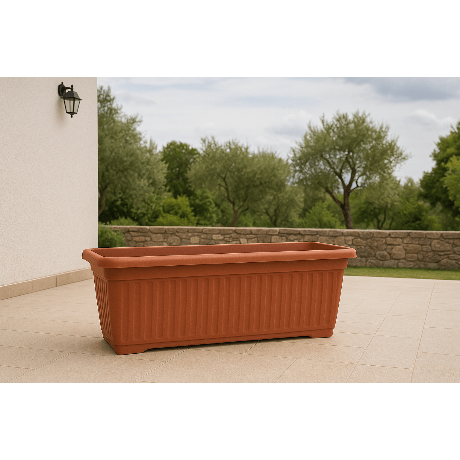 MAXICASSETTA ELLADE 83X37XH35CM COLOR TERRACOTTA