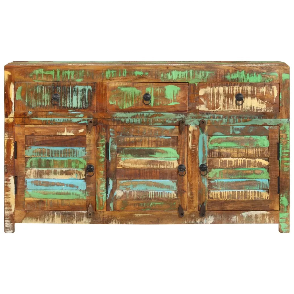 Credenza 110x30x65 in Legno Massello di Recupero 338426