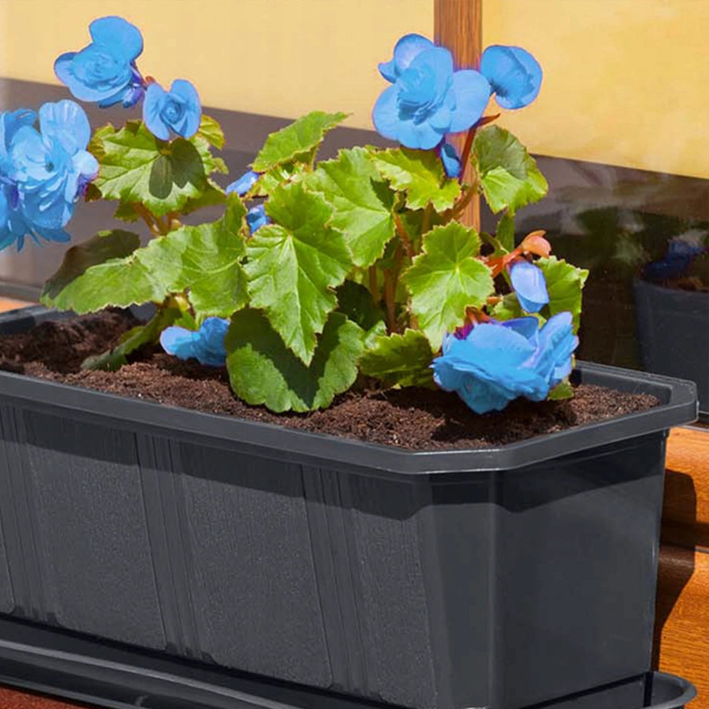 KADAX Supporto per vasi da fiori da balcone, 40 cm, 4 pezzi