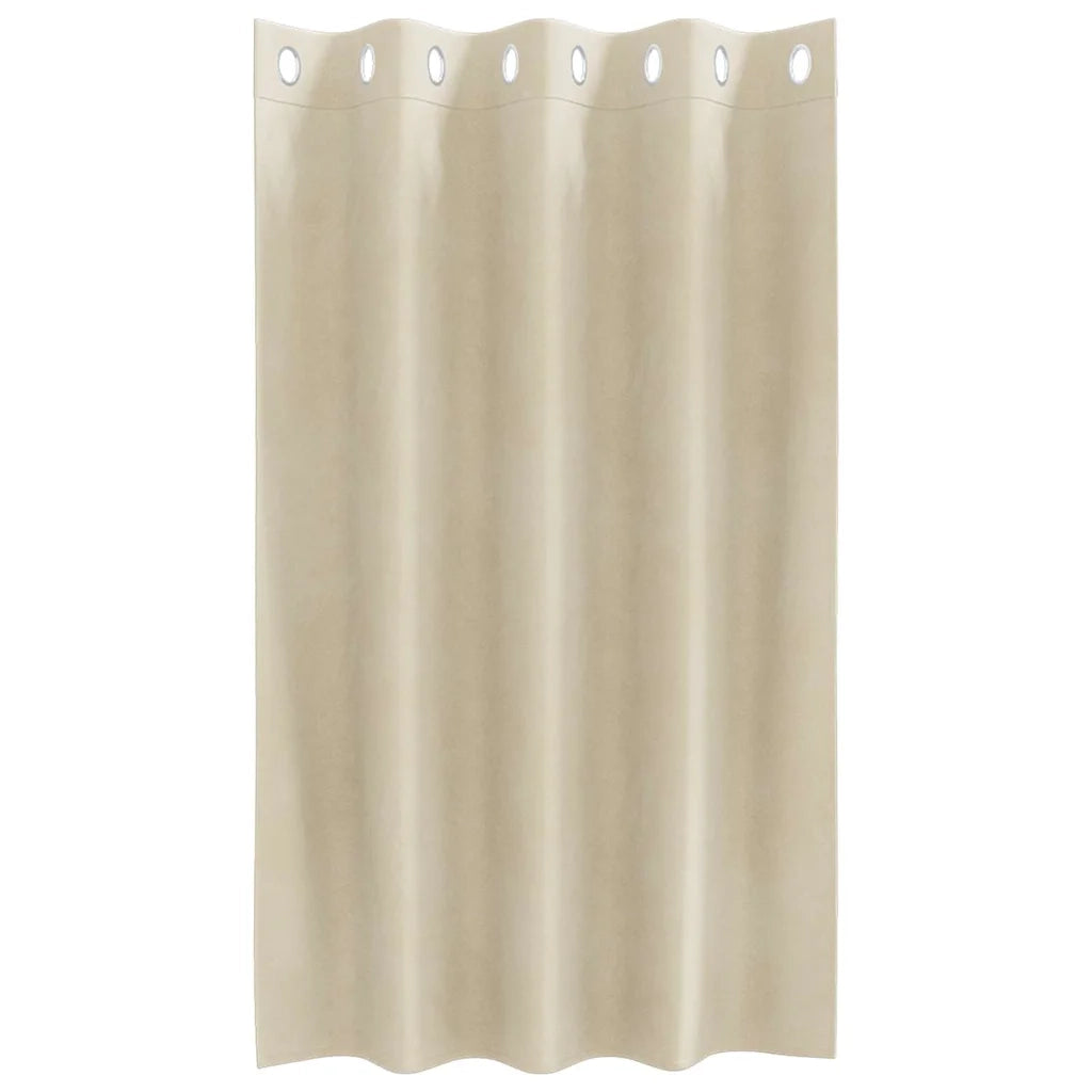 Tende oscuranti 2 pcs Crema 140 x 140 cm Velluto 4107178