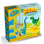 Trade Shop - Set Da Gioco Con Plastilina Colorata Tema Dinosauro Gioco Per Bambini Età 3+ -