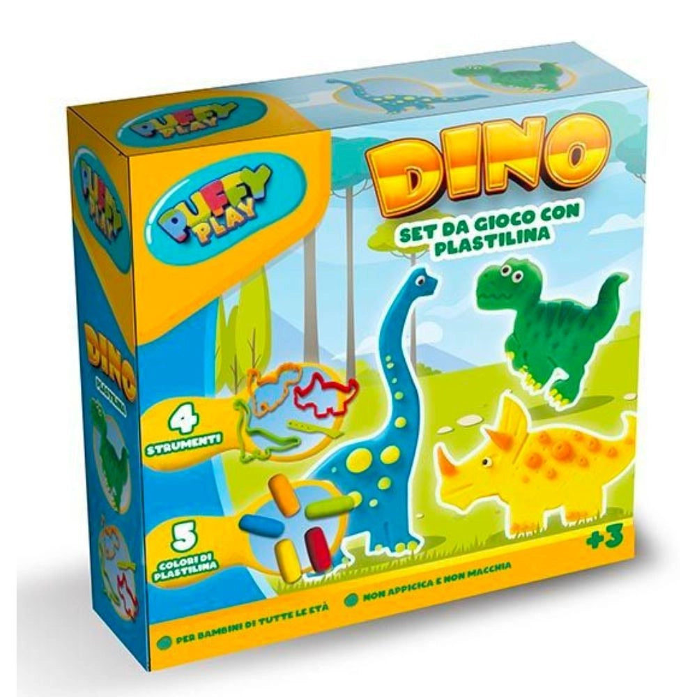 Trade Shop - Set Da Gioco Con Plastilina Colorata Tema Dinosauro Gioco Per Bambini Età 3+ -