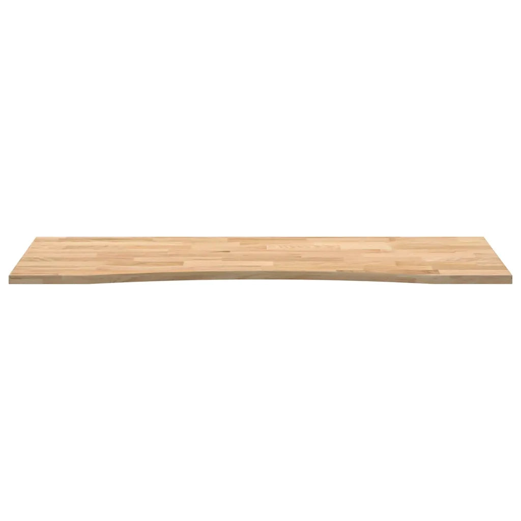 vidaXL Piano Scrivania 140x60x2,5 cm Rovere Massello Non Trattato