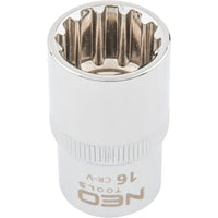 Topex 08-588 chiave a bussola sp spline 1/2, 16 mm ds