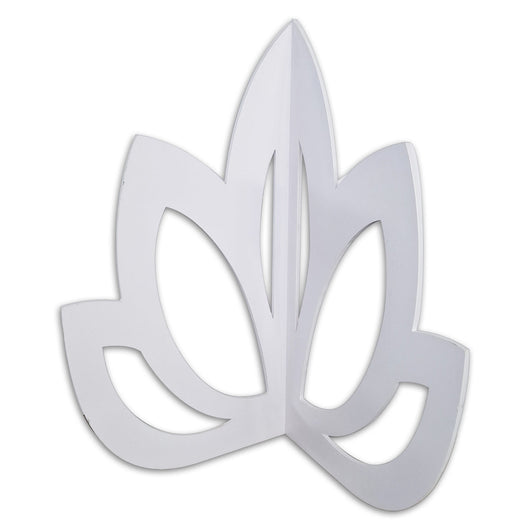 FIORANGOLO mod. LOTUS – Elemento Decorativo in PVC per esterni ed interni Colore: nero