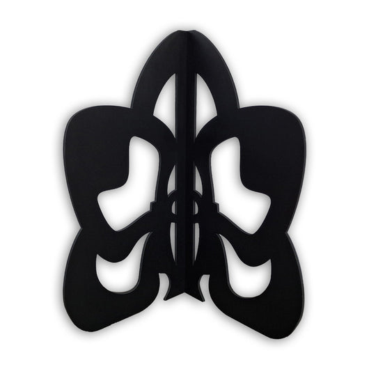 FIORANGOLO mod. QUEEN – Elemento Decorativo in PVC per esterni ed interni Colore: nero