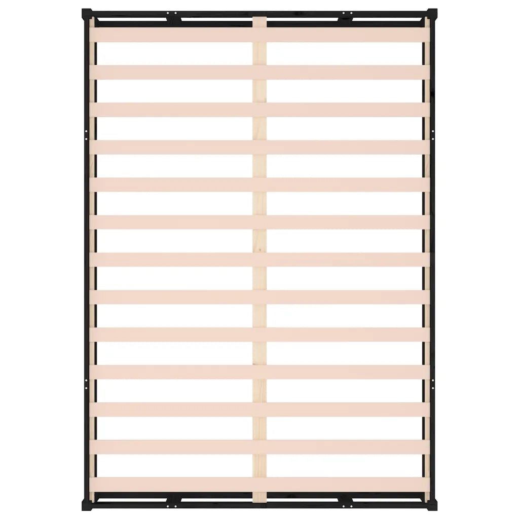 Giroletto Nero 200x200 cm in Legno Massello di Pino cod mxl 62365