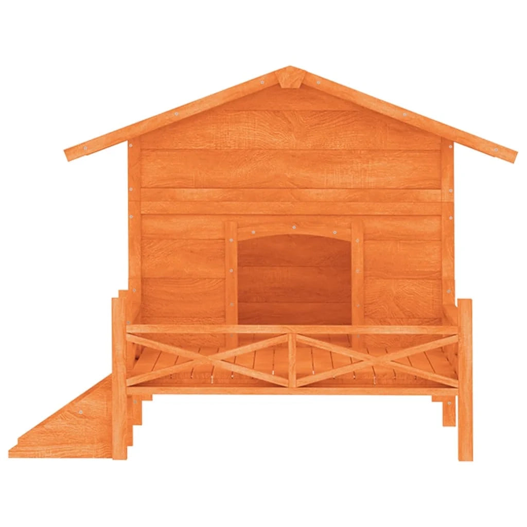 Cuccia gabbia per animali pac 159 x 120 x 88,5 cm legno di pino massiccio marrone 02_0041719