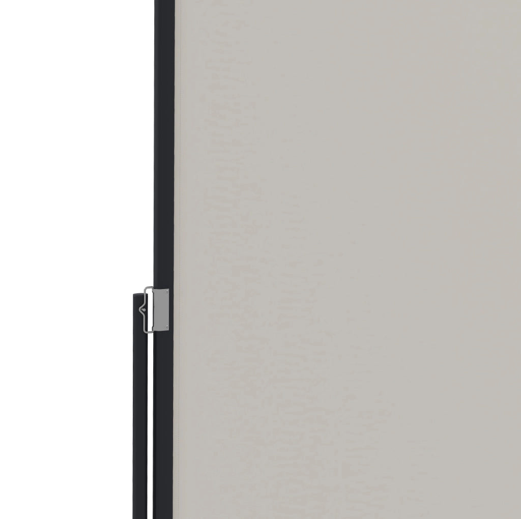 Tenda laterale estensibile 300 x 140 cm in poliestere; grigio chiaro