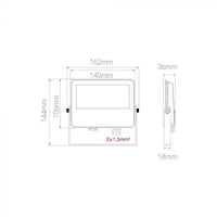 FARO PROIETTORE A LED 30W SWITCH BIANCO SKY BENEITO