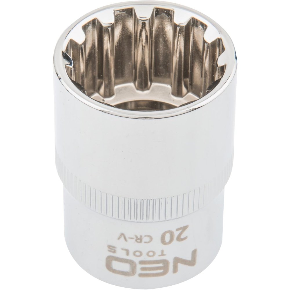 Topex 08-592 chiave a bussola sp spline 1/2, 20 mm