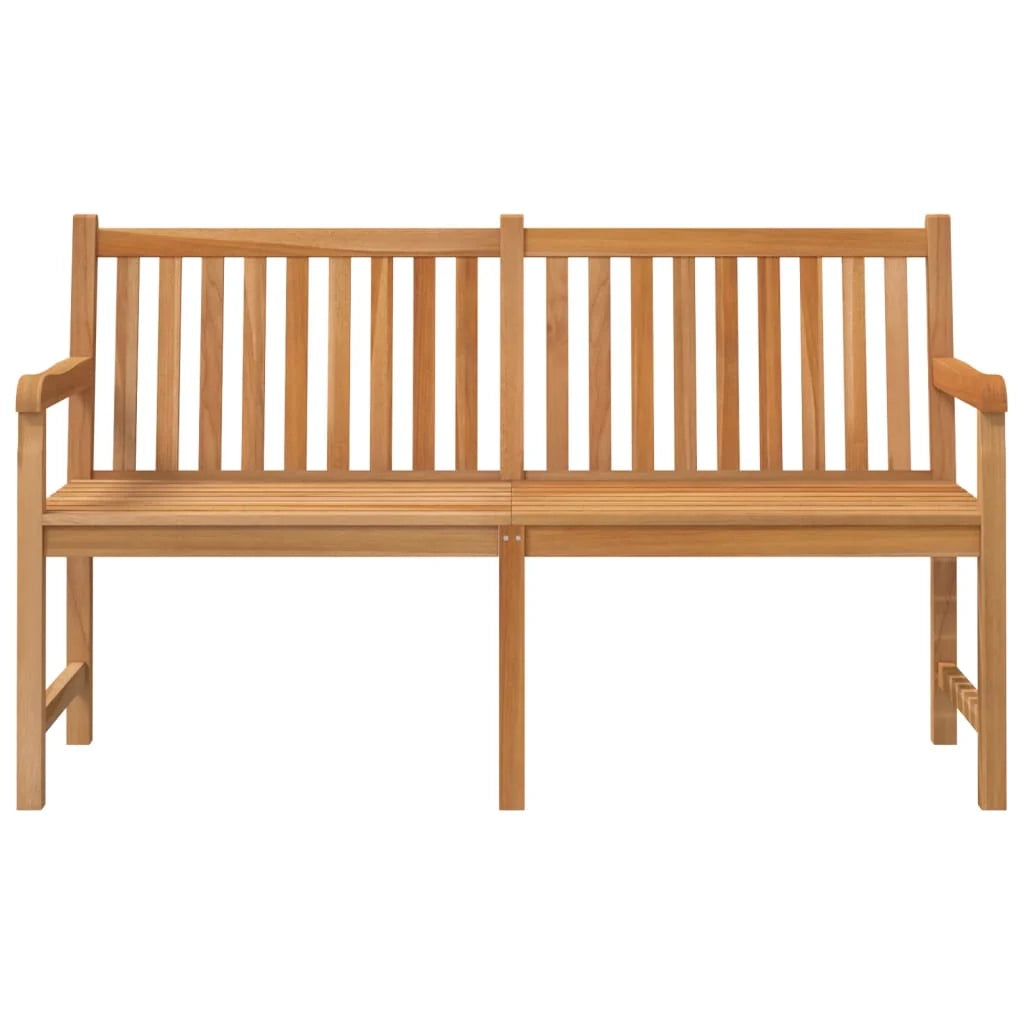 Panca da giardino mobili da esterno per patio terrazza 150 x 60 x 90 cm legno massello di teak 02_0011252