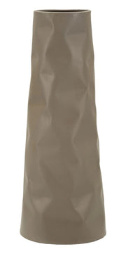 Vaso Norimberga 16x20x50 cm in Ferro Crema