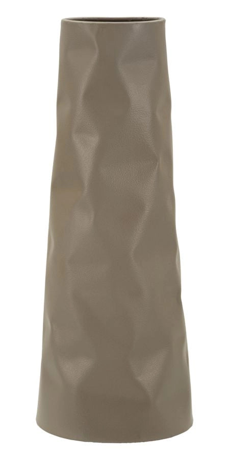 Vaso Norimberga 16x20x50 cm in Ferro Crema