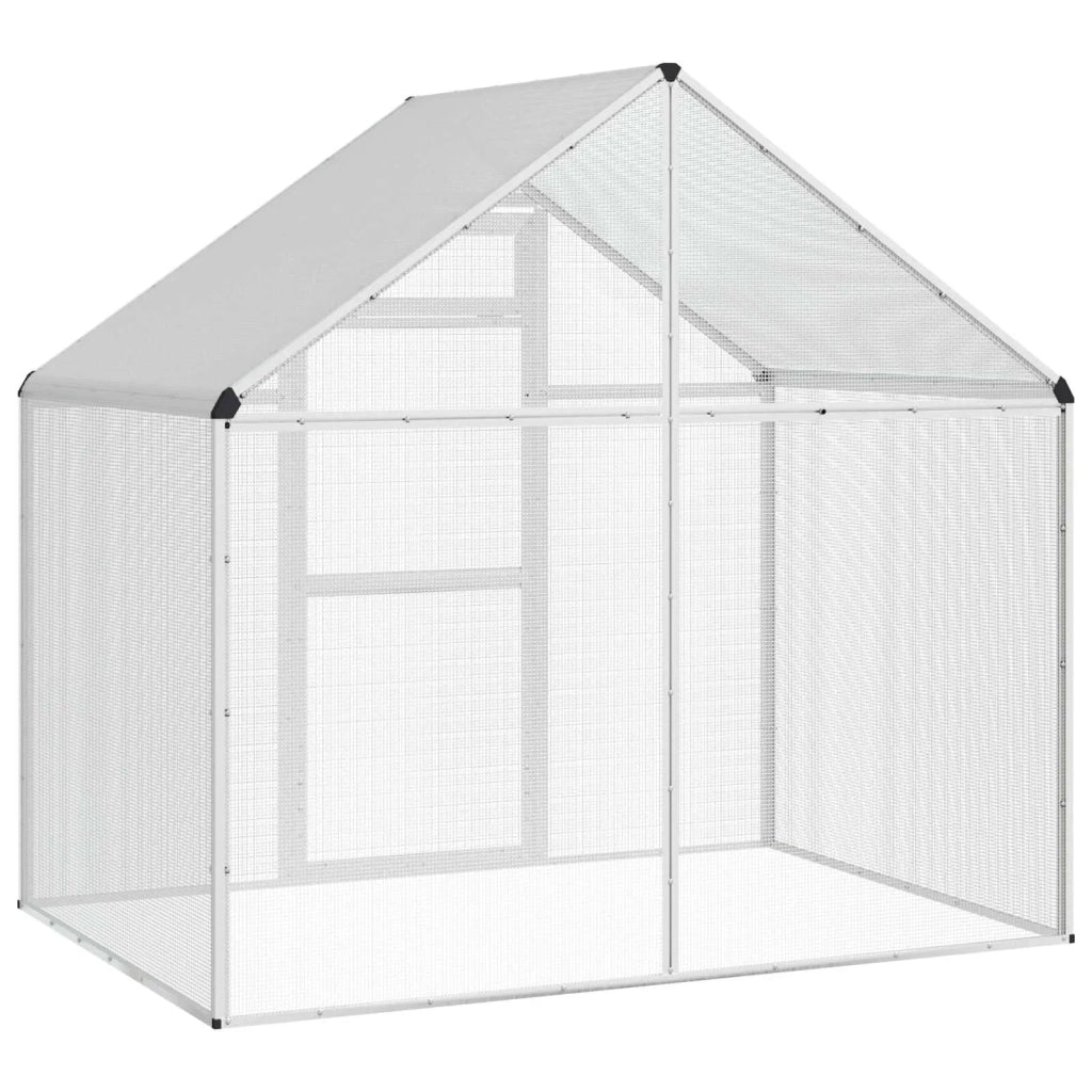 Gabbia per uccelli Argento 181,5 x 110,5 x 173,5 cm CFW4999976