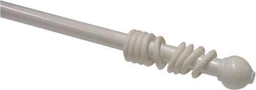 Scorritenda legno strappo cm180 mm 23 bianco