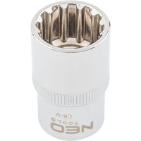 Topex 08-583 chiave a bussola sp spline 1/2, 11 mm ds