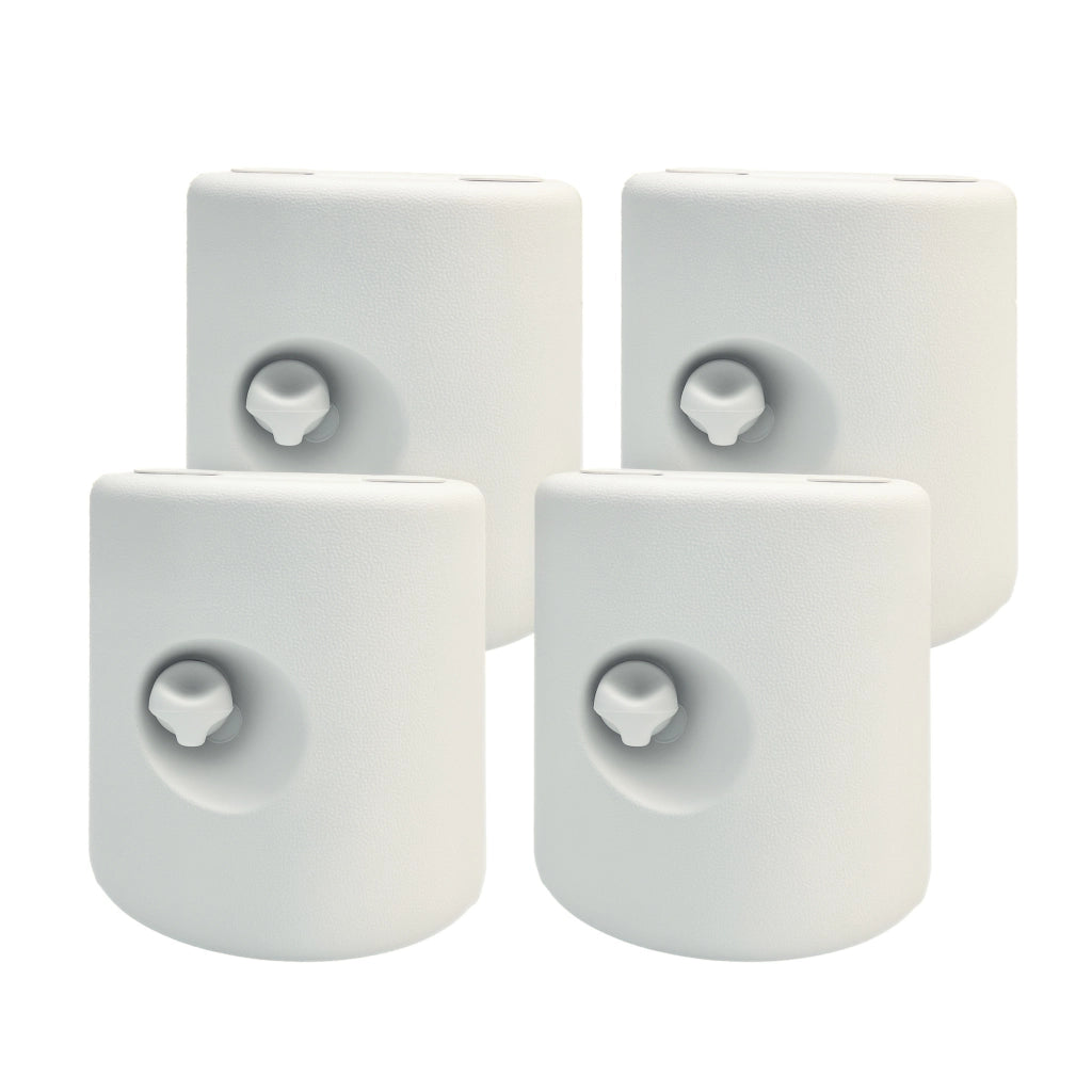 Set di 4 Pesi per Tende Pieghevoli ¨C Zephmum ¨C Bianco ?21,5/24x25,5 cm