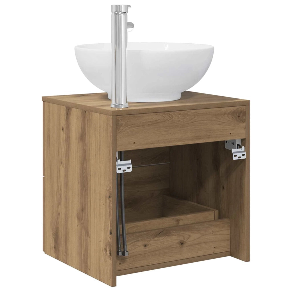 Mobile Lavabo da Parete Rovere Artigianale