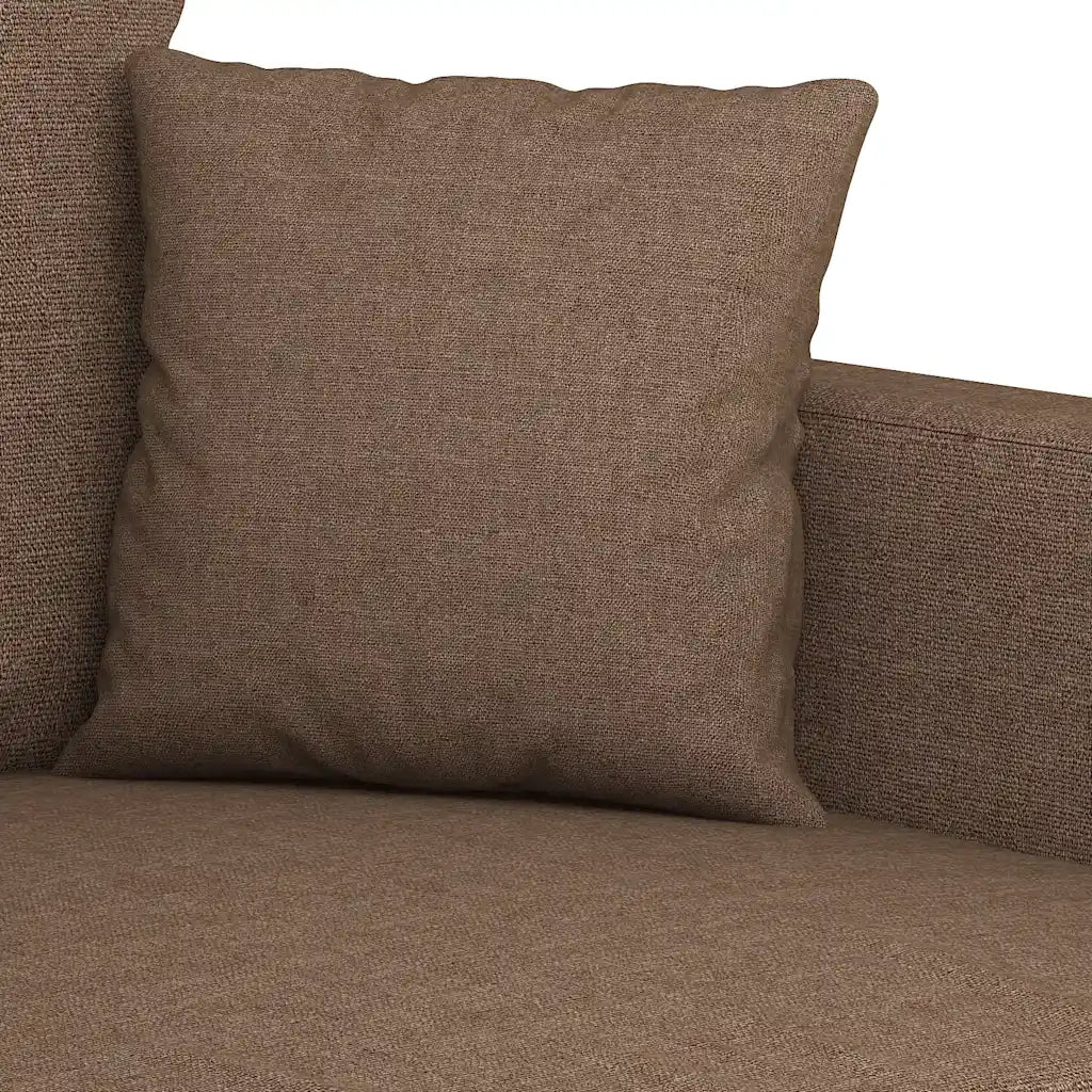 Divano a 3 Posti-Sofa 3 Posti Marrone 180 cm in Tessuto 896690