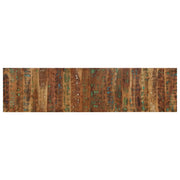 Testiera Multicolore 200 cm in Legno Massello Recupero