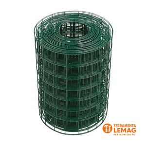 Rete metallica plastificata 20 m h120 cm, resistente per recinzioni e giardini