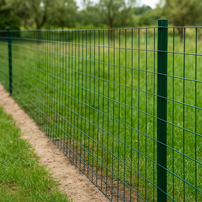 Rete metallica plastificata 20 m h120 cm, resistente per recinzioni e giardini