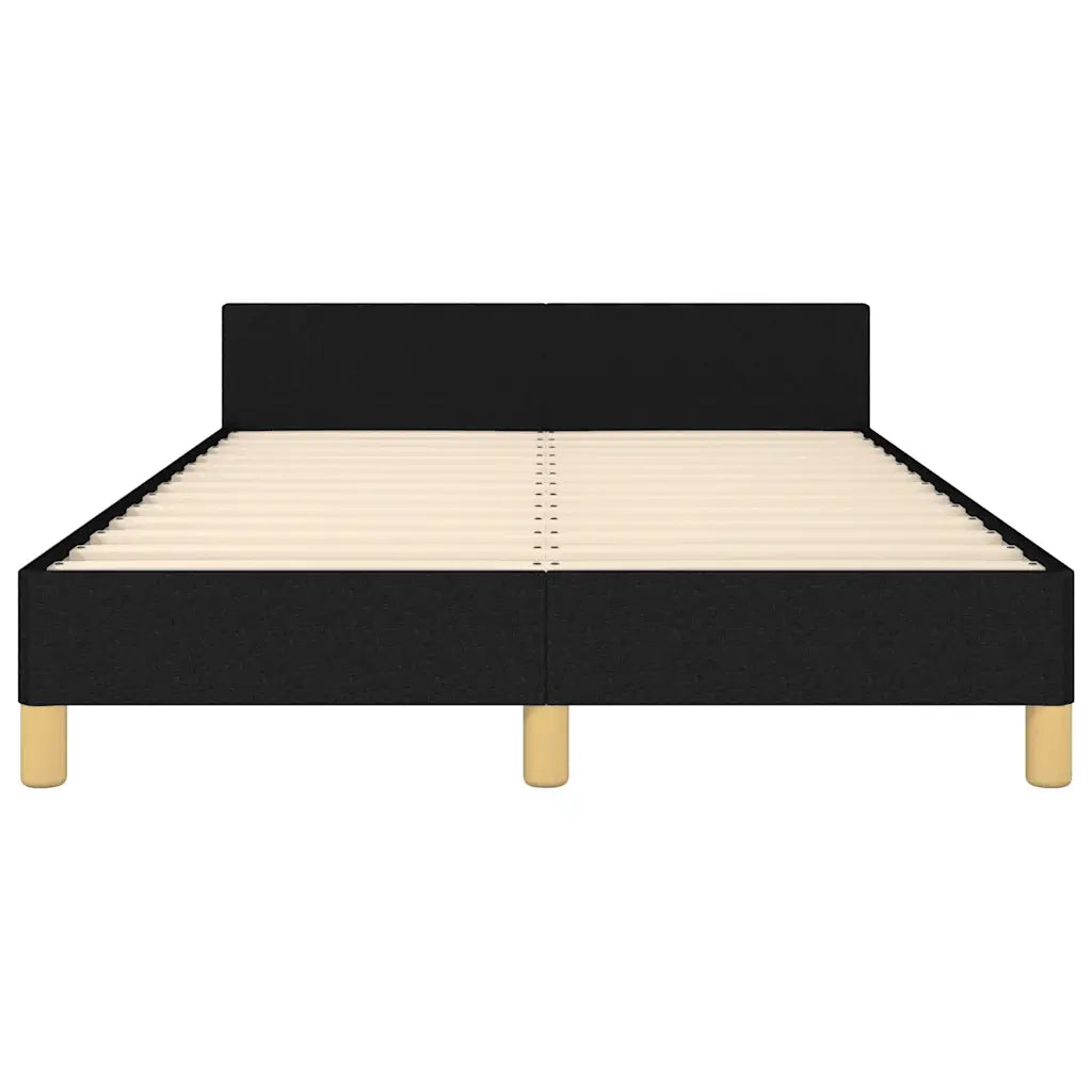 Giroletto senza Materasso-Struttura Letto Nero 120x200 cm Tessuto 585209