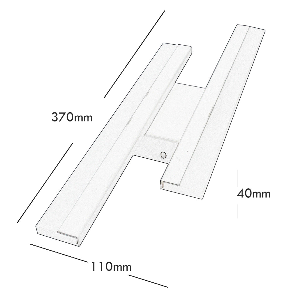 Applique lampada parete moderna doppio LED 10W resa 80W luce muro ingresso soggiorno camera da letto 230V LUCE 4000K