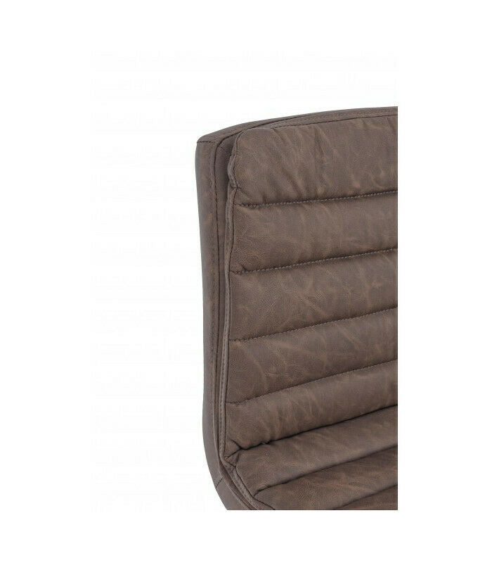 Sgabelli Bar Cucina Regolabile in Altezza Vintage Imbottitura Connor Bizzotto Colore: Marrone