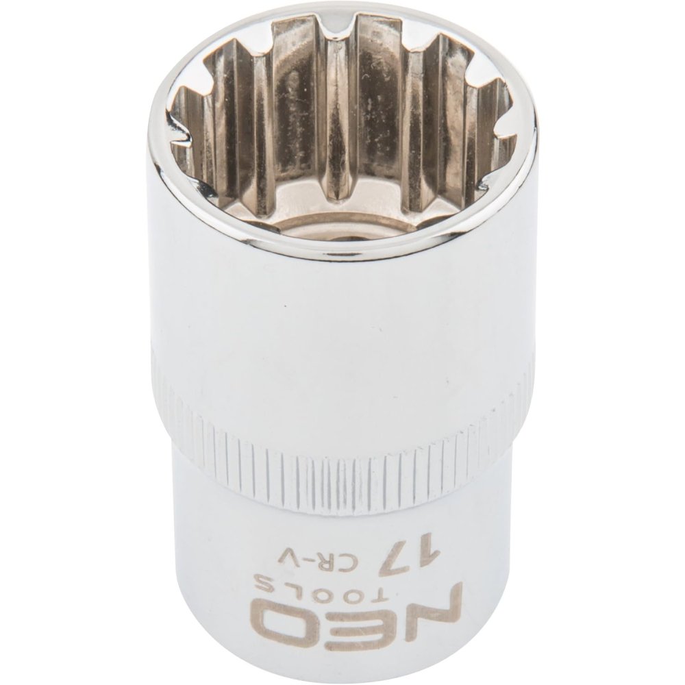 Topex 08-589 chiave a bussola sp spline 1/2, 17 mm ds