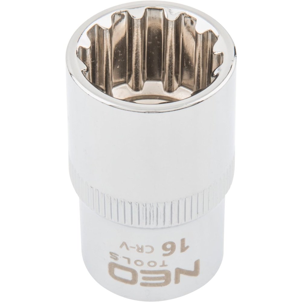 Topex 08-587 chiave a bussola sp spline 1/2, 15 mm ds