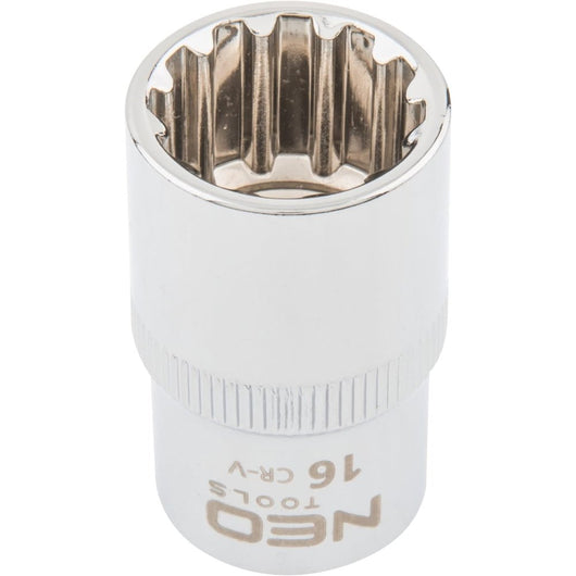 Topex 08-587 chiave a bussola sp spline 1/2, 15 mm ds