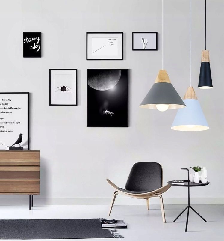 Lampada Da Soffitto Scandi C Grigia