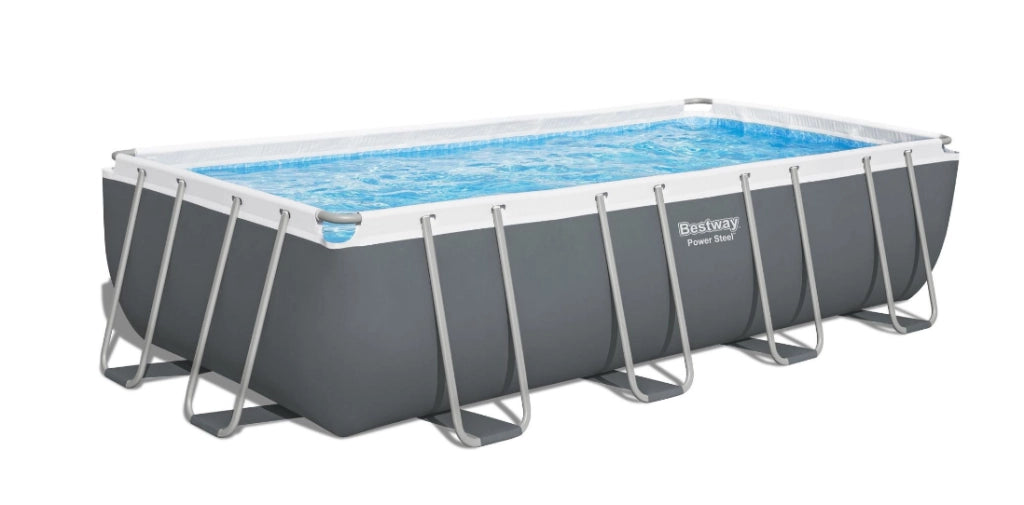 Bestway Power Steel Piscina mis.549x274x122 cm, pvc/tritech, effetto mosaico interno, include filtro a sabbia, copertura, scaletta, dosatore chimico ChemConnect