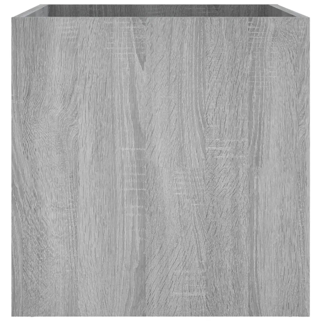 Fioriera Grigio Sonoma 40x40x40 cm in Legno Multistrato 820500
