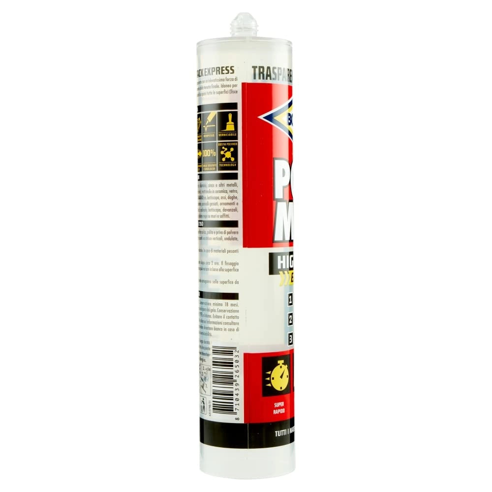 Bostik Polymax High Tack Express Trasparente 300 g