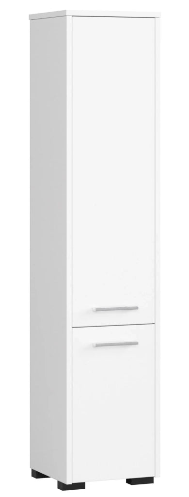 Colonna da bagno AKORD FIN Bianca 30 cm 2 ante 30x30x140 cm
