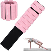 Set di manette di peso portatile, 2 pezzi (0,5 kg e 1 kg), per donne e uomini, set di pesi singoli moda per yoga, danza, aerobica, corsa, camminata