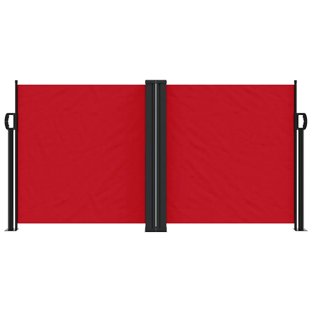 Tenda da Sole Laterale Retrattile-Tenda parasole per giardino Rossa 120x1000 cm 329345